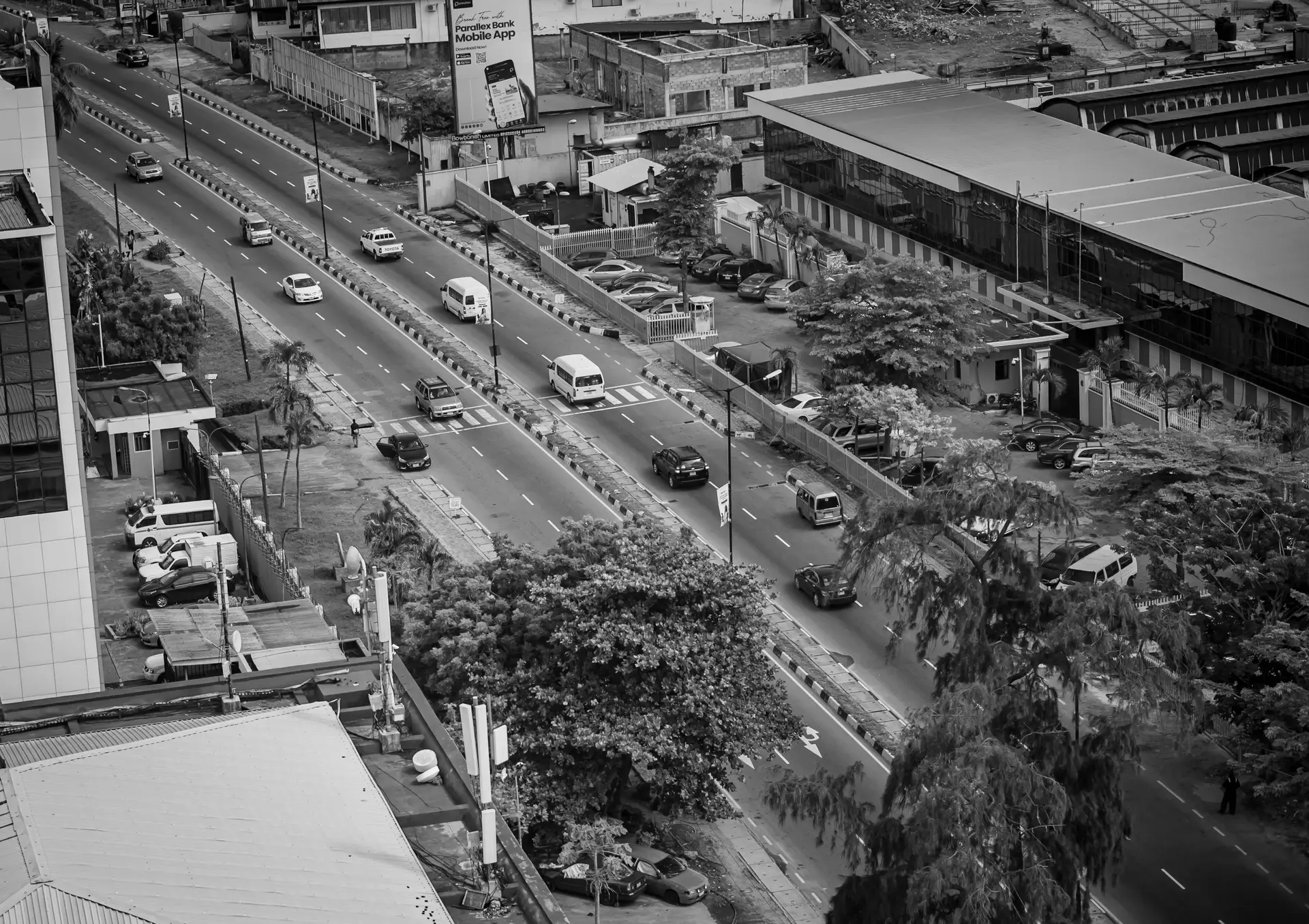 Lagos Victoria Island Aerial